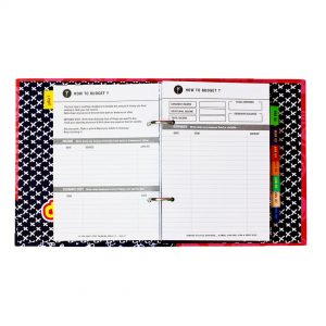 any year planner binder open budget
