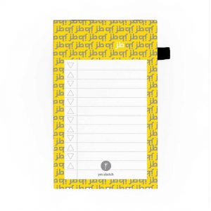 mini magnetic notepad yellow to do list tear paper that says toz