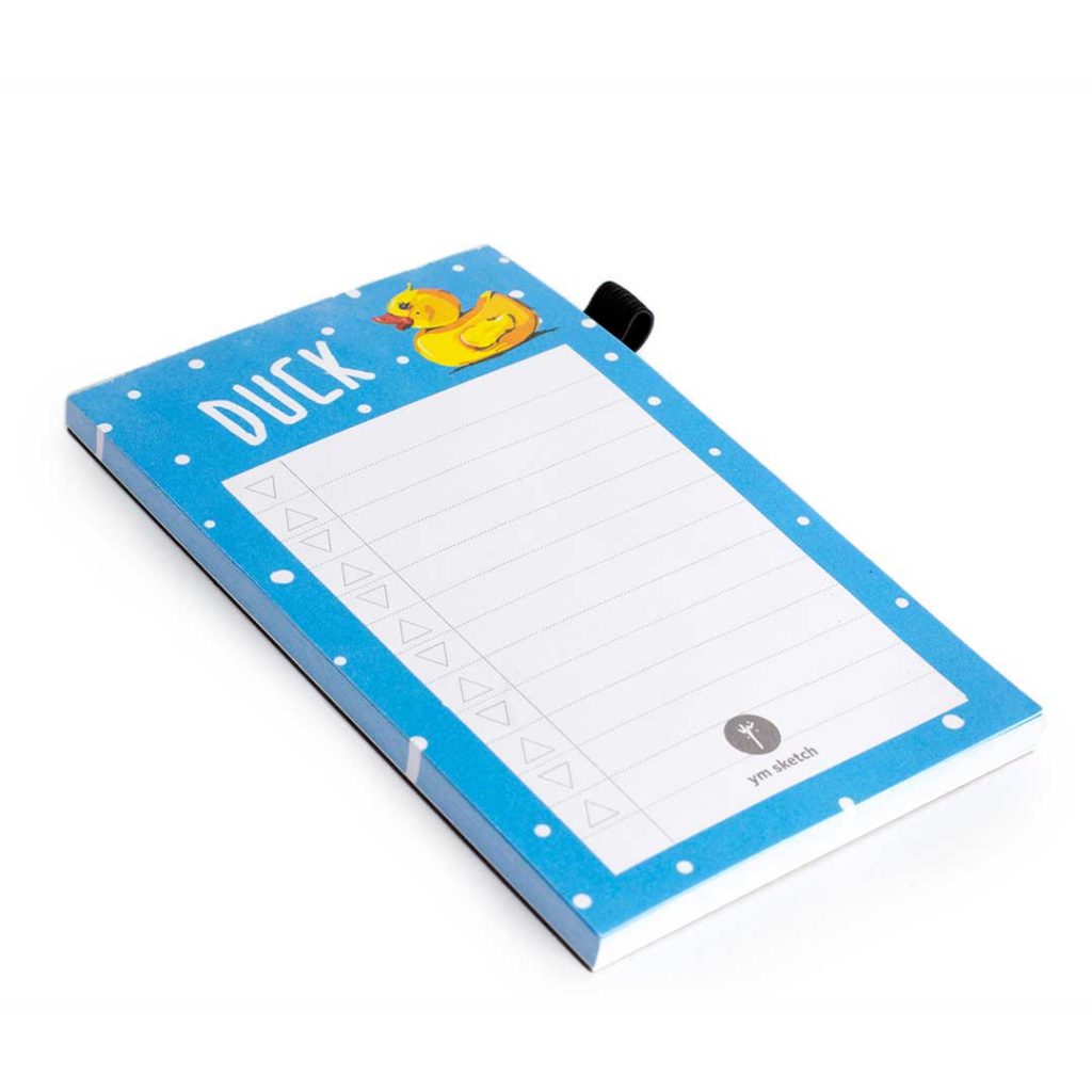 Magnetic Notepad_duck_front_45