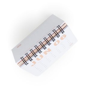 2025 Pink Mini Desk Calendar 3